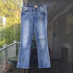 EARL JEAN  size 4  Earl bootcut denim blue jeans